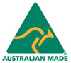 Australian Made spot colour logo 100